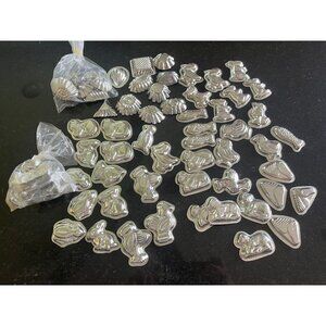 Vtg Approx. 40 Piece Animal Chocolate Molds Made In Western Germany Mini Molds